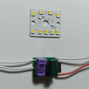 9 Watt LED Bulb Driver and MCPCB At...