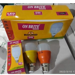 Onbrite Round 5 Watt High Quality LED Bulb at very lowest price (Copy)