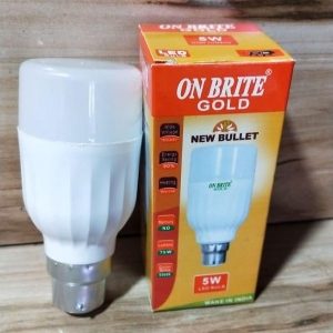 Onbrite Gold Bullet 5 Watt High Quality LED Bulb at very lowest price