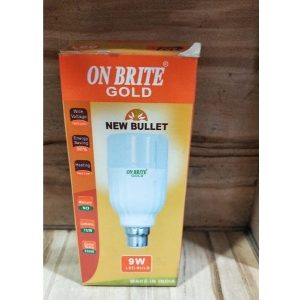 Onbrite Gold Bullet 9 Watt High Quality LED Bulb at very lowest price