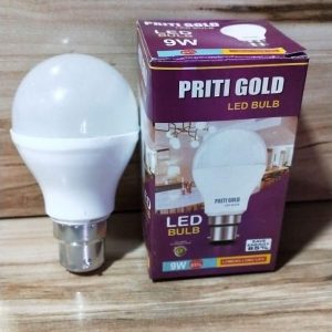 Priti Gold 9 Watt LED Bulb Non Warranty DOB Type Bulb