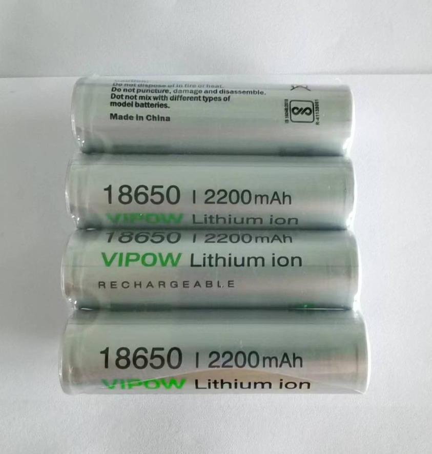 BATERÍA RECARGABLE 18650 3.7V 3000MAH LI-ION VIPOW