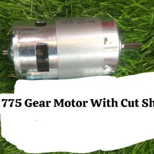 12 Volt DC 755 Gear Motor With Cut Shaft