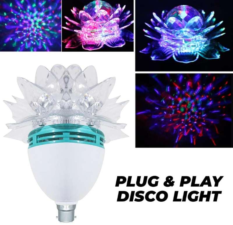 Plug and Play flower disco lights ( Big size)