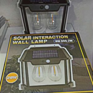 Dual solar lamp